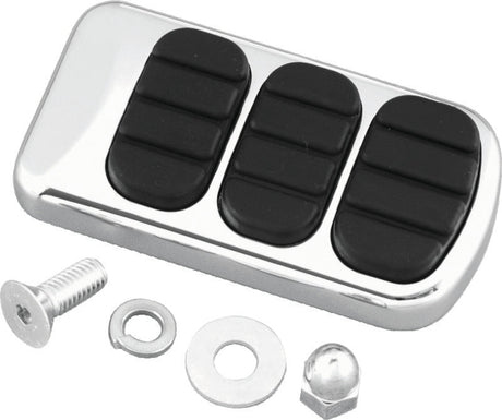 Kuryakyn ISO Standard Brake Pedal Pad Chrome Kuryakyn Pedals  AXOPROS