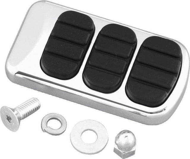 Kuryakyn ISO Standard Brake Pedal Pad Chrome Kuryakyn Pedals  AXOPROS