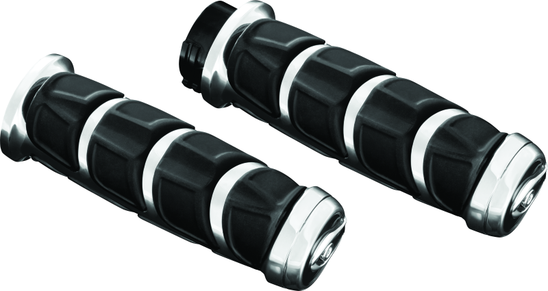 Kuryakyn Kinetic Grips Metric Chrome Kuryakyn Grips  AXOPROS