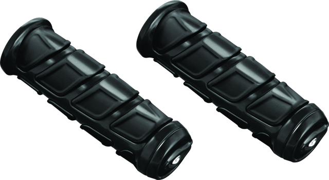 Kuryakyn Kinetic Grips Universal 1in Gloss Black Kuryakyn Grips  AXOPROS
