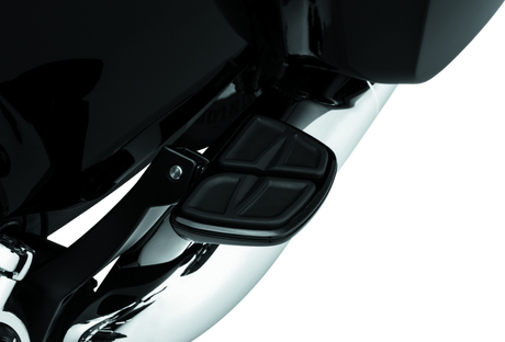 Kuryakyn Kinetic Mini Boards With Adapter Black Kuryakyn Running Boards  AXOPROS