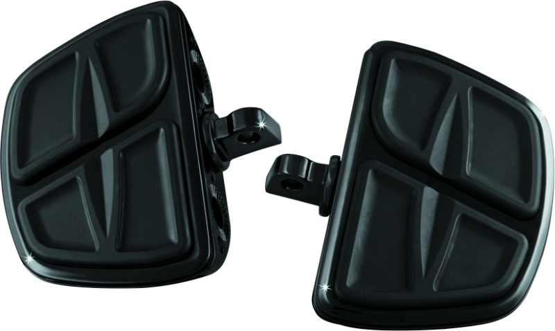 Kuryakyn Kinetic Mini Boards With Adapter Black Kuryakyn Running Boards  AXOPROS