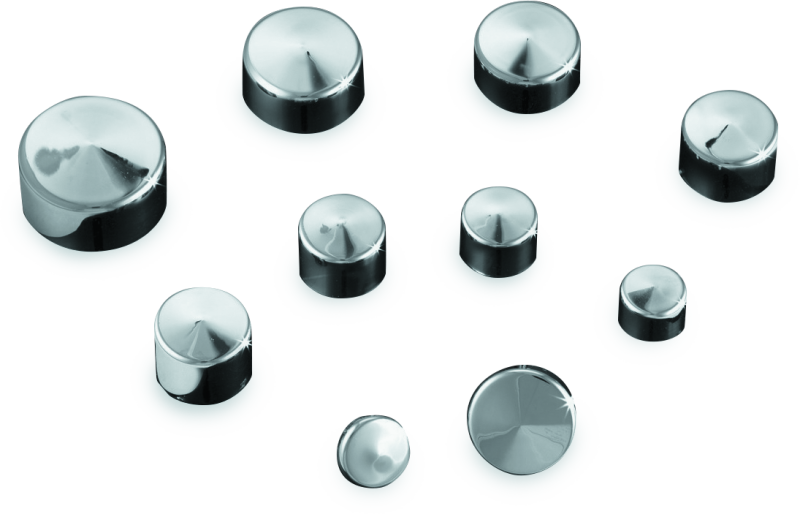 Kuryakyn Kool Kaps 3/16in Socket Head Chrome Kuryakyn Hardware Kits - Other  AXOPROS