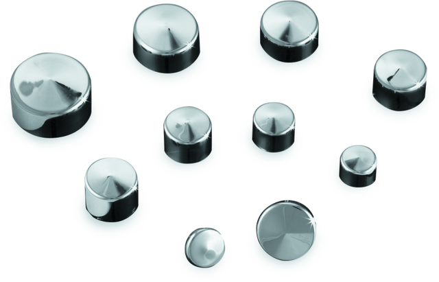 Kuryakyn Kool Kaps 3/16in Socket Head Chrome Kuryakyn Hardware Kits - Other  AXOPROS