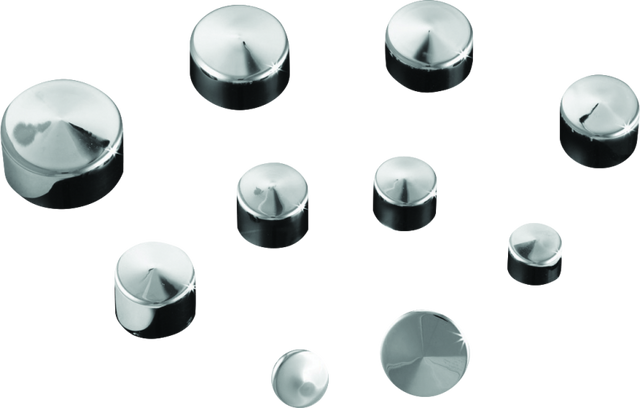 Kuryakyn Kool Kaps 5/16in Socket Head Chrome Kuryakyn Hardware Kits - Other  AXOPROS