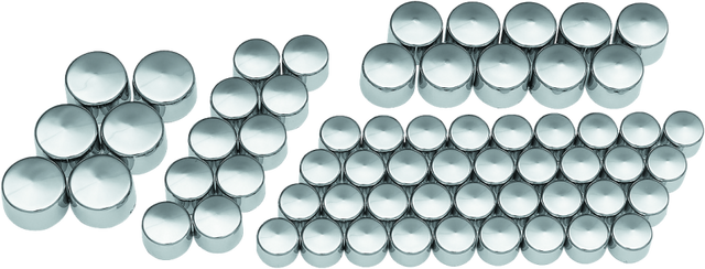 Kuryakyn Kool Kaps Engine Kit Milwaukee-8 Chrome Kuryakyn Hardware Kits - Other  AXOPROS