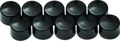 Kuryakyn Kool Kaps Gloss Black 1/4inch Allen Head Kuryakyn Hardware Kits - Other  AXOPROS