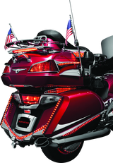 Kuryakyn L.E.D. Lighted Trunk Lid Handle 01-17 GL1800 Chrome Kuryakyn Light Bars & Cubes  AXOPROS