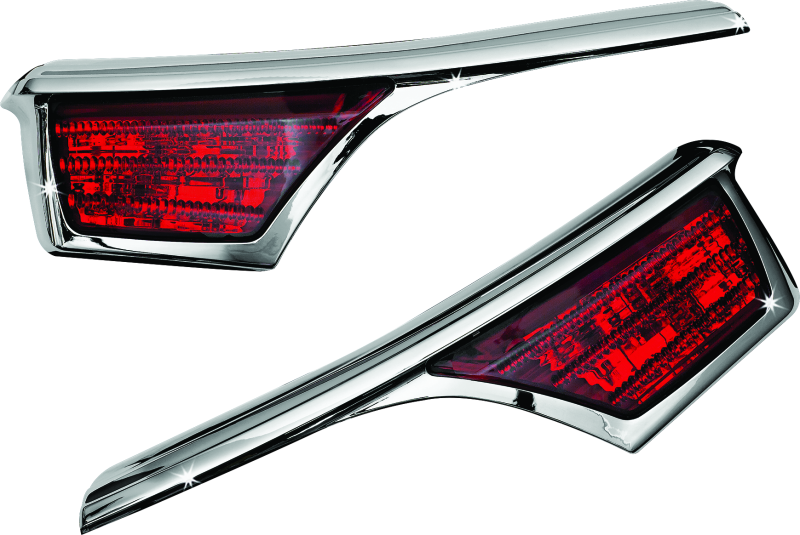 Kuryakyn L.E.D. Passenger Armrest Trim With Turn Signal 06-17 GL1800 Chrome Kuryakyn Light Bars & Cubes  AXOPROS