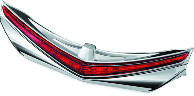 Kuryakyn L.E.D. Rear Fender Tip 12-17 GL1800 Chrome Red Lens Kuryakyn Light Bars & Cubes  AXOPROS