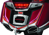 Kuryakyn L.E.D. Vertical Rear Light Strips 12-17 GL1800 Chrome Red Lens Kuryakyn Light Bars & Cubes  AXOPROS