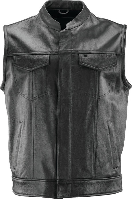 Kuryakyn Leather By River Road Vandal Club Vest Black - XL Kuryakyn Vests  AXOPROS
