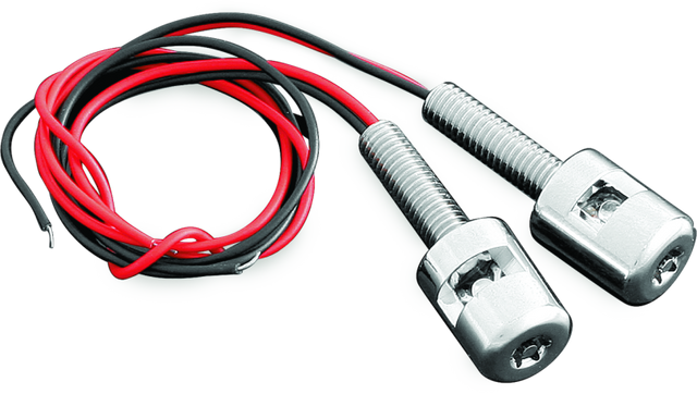 Kuryakyn Led License Plate Bolt Lights Chrome Kuryakyn Light Bars & Cubes  AXOPROS