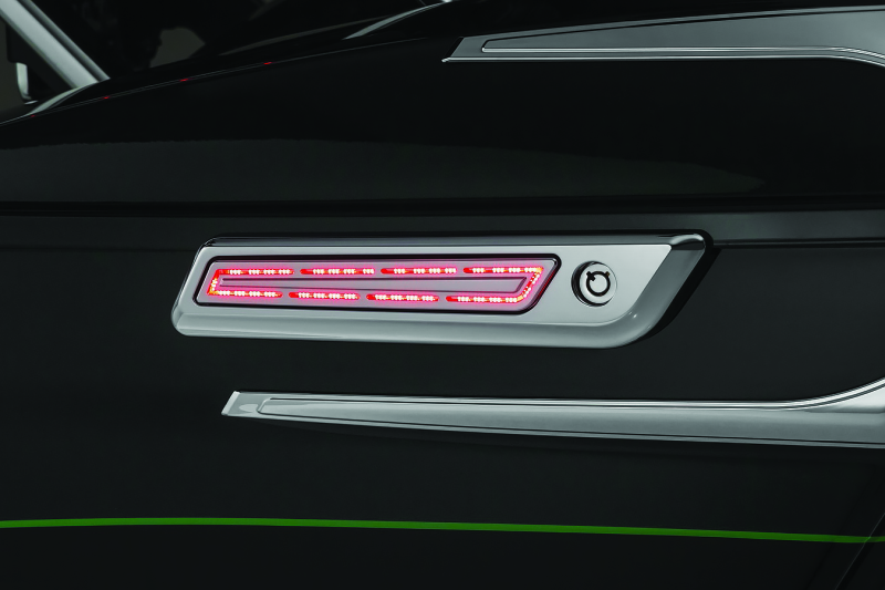 Kuryakyn LED Saddlebag Hinge Accents Chrome Kuryakyn Light Bars & Cubes  AXOPROS