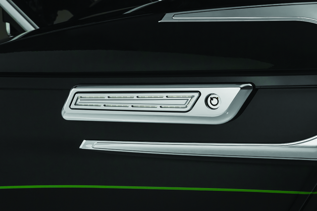 Kuryakyn LED Saddlebag Hinge Accents Chrome Kuryakyn Light Bars & Cubes  AXOPROS