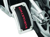 Kuryakyn Lighted Curved Vertical Side Mount License Plate Holder Kuryakyn License Plate Relocation  AXOPROS