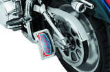 Kuryakyn Lighted Curved Vertical Side Mount License Plate Holder Kuryakyn License Plate Relocation  AXOPROS