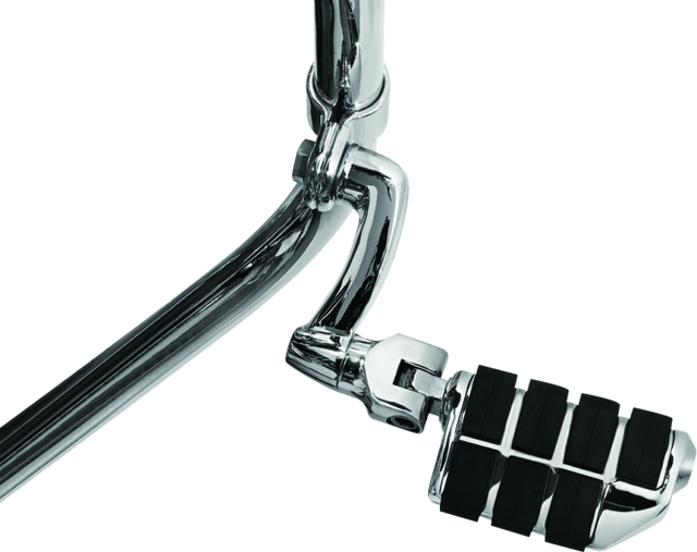 Kuryakyn Longhorn Offset Dually ISO Peg With 1-1/2in Clamp Chrome Kuryakyn Footpegs  AXOPROS