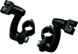 Kuryakyn Longhorn Offset Peg Mounts With 1-1/4inch Clamp Black Kuryakyn Footpegs  AXOPROS