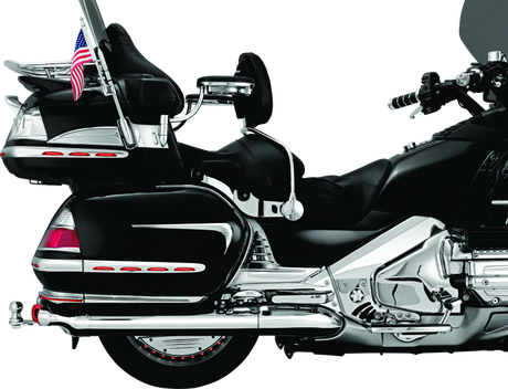 Kuryakyn Louvered Battery Box Cover 01-10 GL1800 Chrome Kuryakyn Battery Tiedowns  AXOPROS