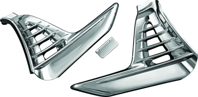 Kuryakyn Louvered Battery Box Cover 01-10 GL1800 Chrome Kuryakyn Battery Tiedowns  AXOPROS