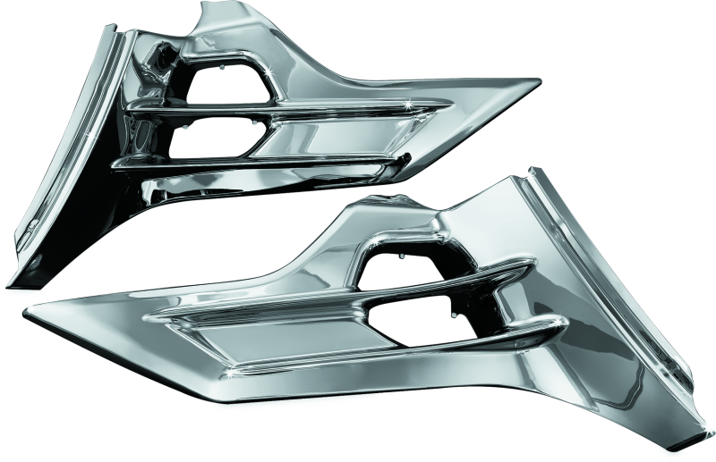 Kuryakyn Louvered Battery Box Covers 12-17 Honda GL1800 Chrome Kuryakyn Battery Tiedowns  AXOPROS