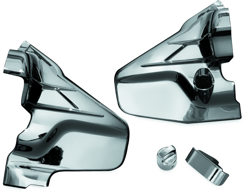 Kuryakyn Louvered Transmission Cover 01-17 Honda GL1800 Chrome Kuryakyn Exterior Trim  AXOPROS