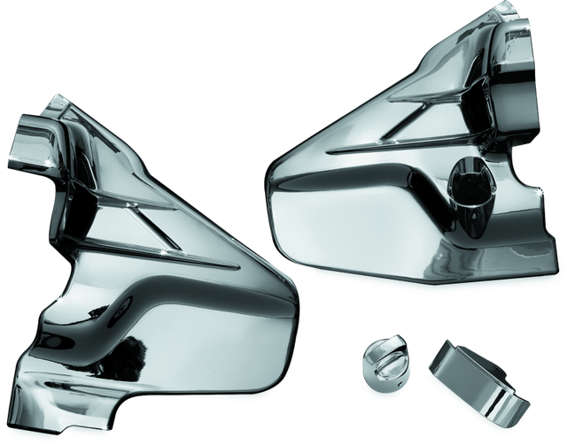Kuryakyn Louvered Transmission Cover 01-17 Honda GL1800 Chrome Kuryakyn Exterior Trim  AXOPROS