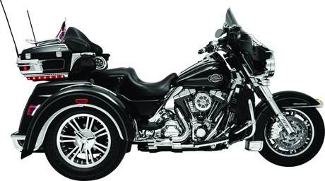 Kuryakyn Lower Leg Deflector Shields 00-13 Touring Chrome Kuryakyn Wind Deflectors  AXOPROS