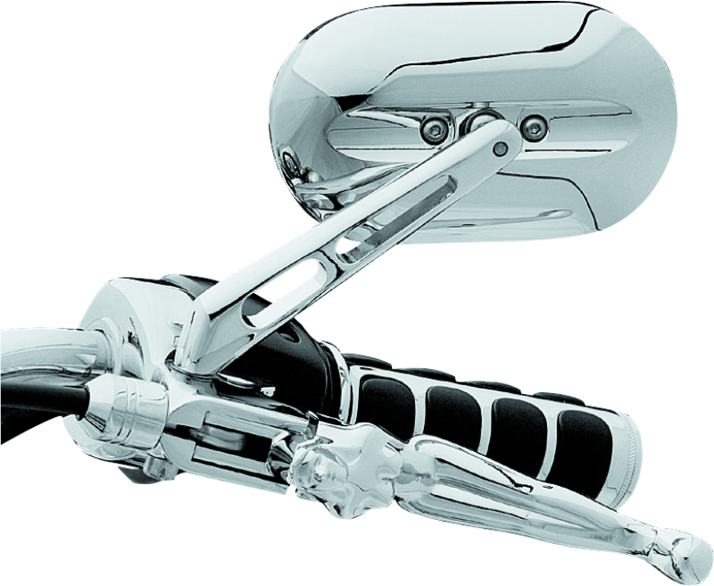 Kuryakyn Magnum Mirrors Large Flat Glass Chrome Kuryakyn Rear View Mirrors  AXOPROS