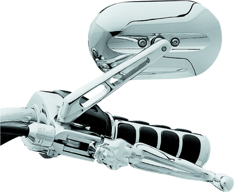 Kuryakyn Magnum Mirrors Large Flat Glass Chrome Kuryakyn Rear View Mirrors  AXOPROS