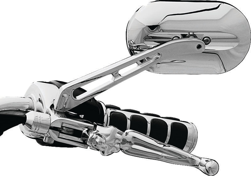 Kuryakyn Magnum Plus Mirror Large Convex Glass Chrome Kuryakyn Rear View Mirrors  AXOPROS