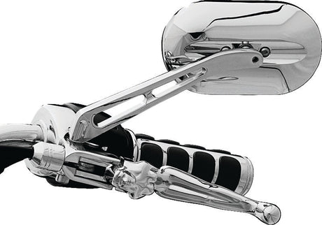 Kuryakyn Magnum Plus Mirror Large Convex Glass Chrome Kuryakyn Rear View Mirrors  AXOPROS