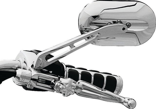 Kuryakyn Magnum Plus Mirror Large Convex Glass Chrome Kuryakyn Rear View Mirrors  AXOPROS