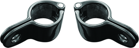 Kuryakyn Magnum Quick Clamp 1inch Gloss Black (Pair) Kuryakyn Handlebars  AXOPROS