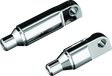 Kuryakyn Male Mount 2-1/2inch Footpeg Extension Chrome (Pair) Kuryakyn Footpegs  AXOPROS