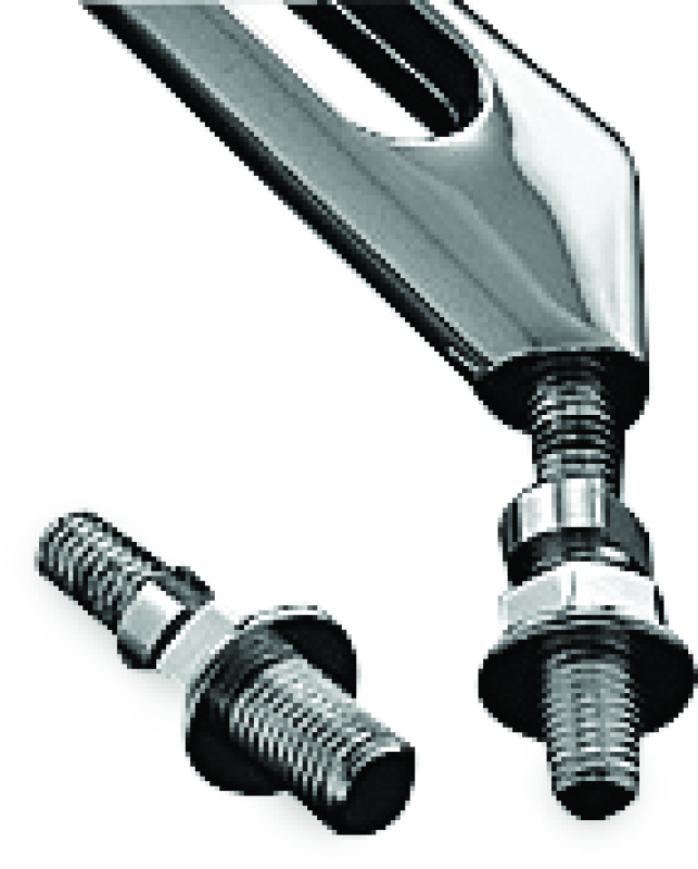 Kuryakyn Mirror Adapter Metric Chrome Kuryakyn Rear View Mirrors  AXOPROS