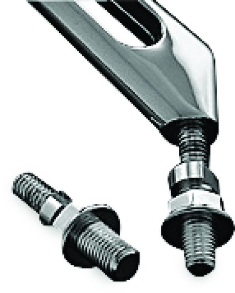 Kuryakyn Mirror Adapter Metric Chrome Kuryakyn Rear View Mirrors  AXOPROS