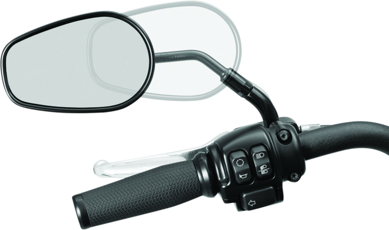 Kuryakyn Mirror Stem 3in Outward Extenders Black Kuryakyn Rear View Mirrors  AXOPROS