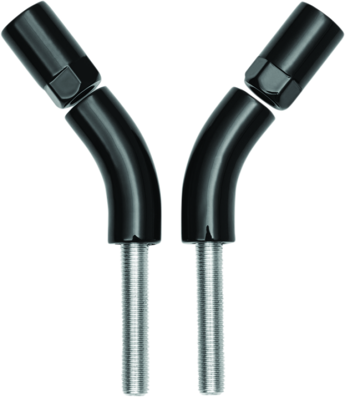 Kuryakyn Mirror Stem 3in Outward Extenders Black Kuryakyn Rear View Mirrors  AXOPROS