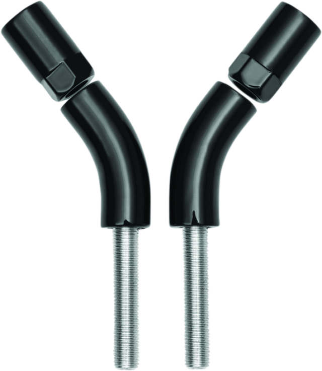 Kuryakyn Mirror Stem 3in Outward Extenders Black Kuryakyn Rear View Mirrors  AXOPROS