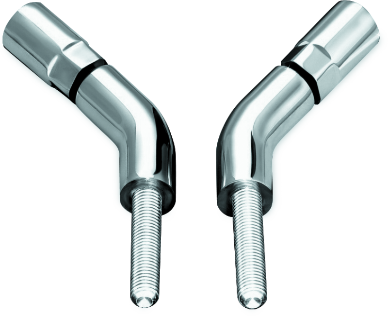 Kuryakyn Mirror Stem 3in Outward Extenders Chrome Kuryakyn Rear View Mirrors  AXOPROS