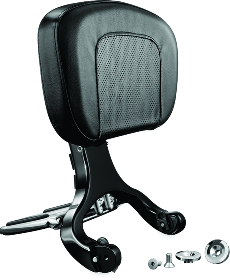 Kuryakyn Multi-Purpose Backrest Black & Chrome Kuryakyn Seats  AXOPROS
