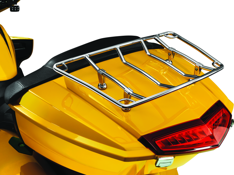Kuryakyn Multi-Rack Adjustable Trunk Luggage Rack Chrome Kuryakyn Cargo Organization  AXOPROS