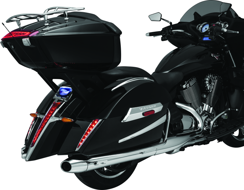 Kuryakyn Multi-Rack Adjustable Trunk Luggage Rack Chrome Kuryakyn Cargo Organization  AXOPROS