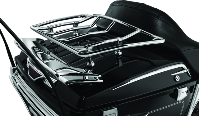 Kuryakyn Multi-Rack Adjustable Trunk Luggage Rack Chrome Kuryakyn Cargo Organization  AXOPROS