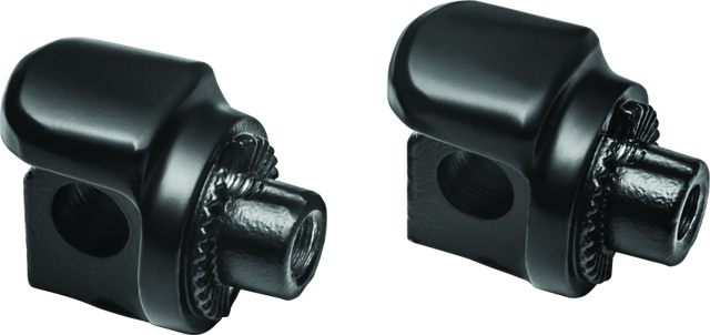 Kuryakyn Non-Pivot Splined Peg Adapter Harley-Davidson Models Black Kuryakyn Footpegs  AXOPROS