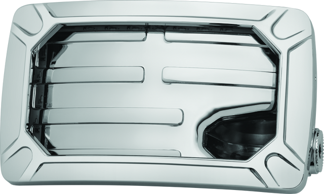 Kuryakyn Nova Curved Horizontal Mount Side License Plate Holder Chrome Kuryakyn License Plate Relocation  AXOPROS