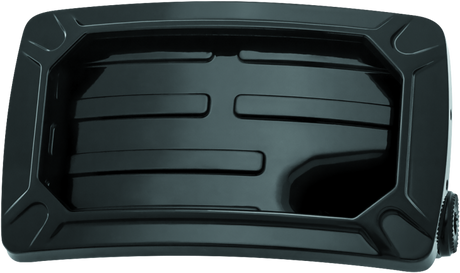 Kuryakyn Nova Curved Horizontal Mount Side License Plate Holder Gloss Black Kuryakyn License Plate Relocation  AXOPROS