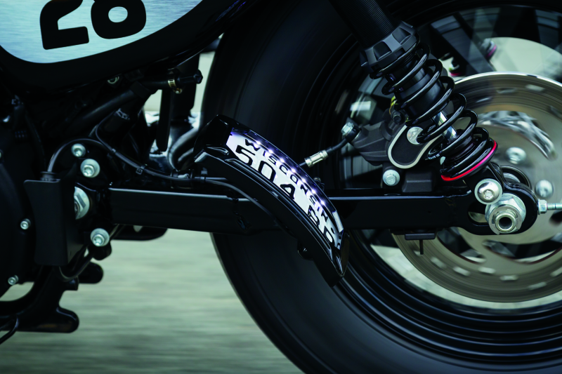 Kuryakyn Nova Curved Vertical Mount Side License Plate Holder Gloss Black Kuryakyn License Plate Relocation  AXOPROS